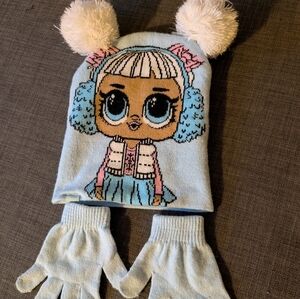 L.O.L.Surprise! Girls Beanie & Gloves Set!